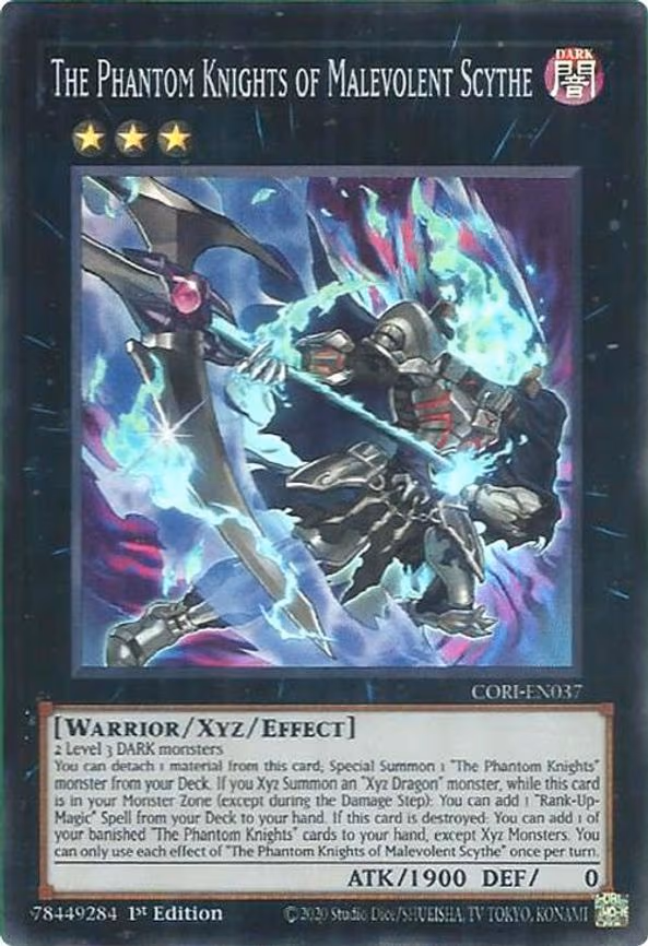 The Phantom Knights of Malevolent Scythe - Super Rare (CORI-EN037)