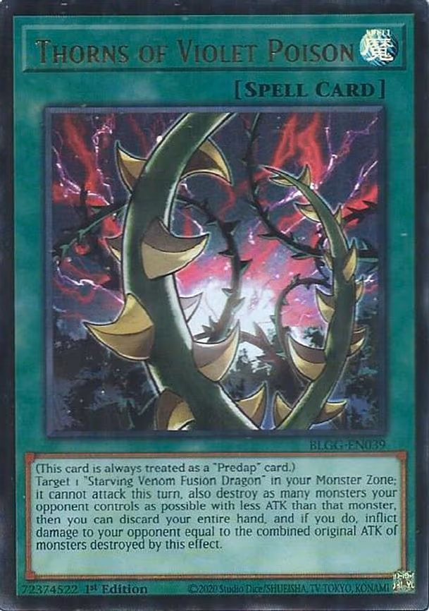 Thorns of Violet Poison - Ultra Rare (BLGG-EN039)