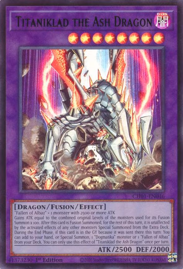 Titaniklad the Ash Dragon