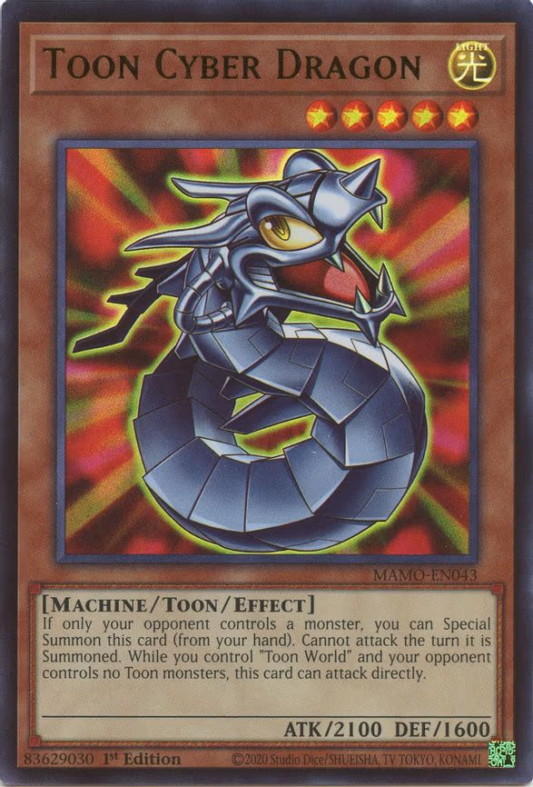 Toon Cyber Dragon - Ultra Rare (MAMO-EN043)