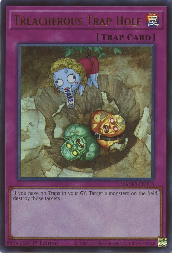 Treacherous Trap Hole - Ultra Rare (MAMO-EN114)