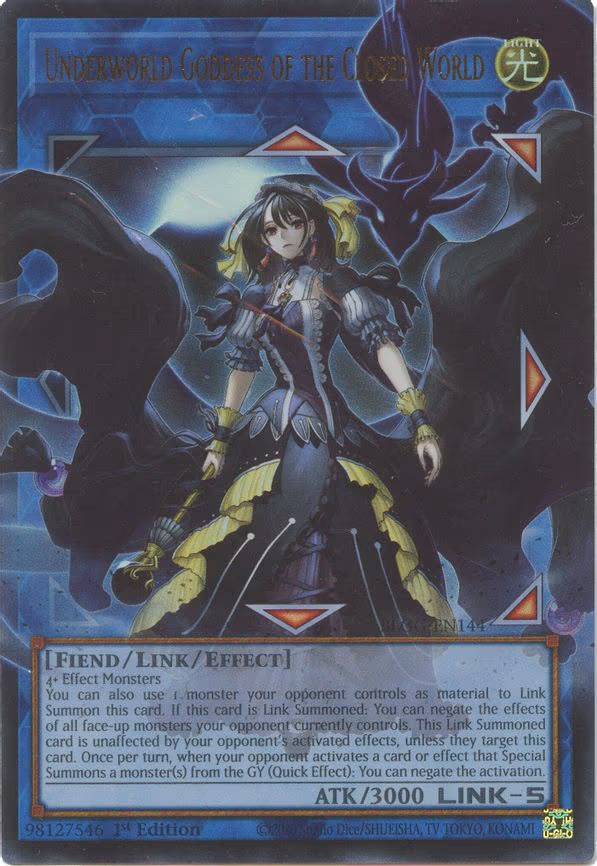 Underworld Goddess of the Closed World - Ultra Rare (BLGG-EN144)