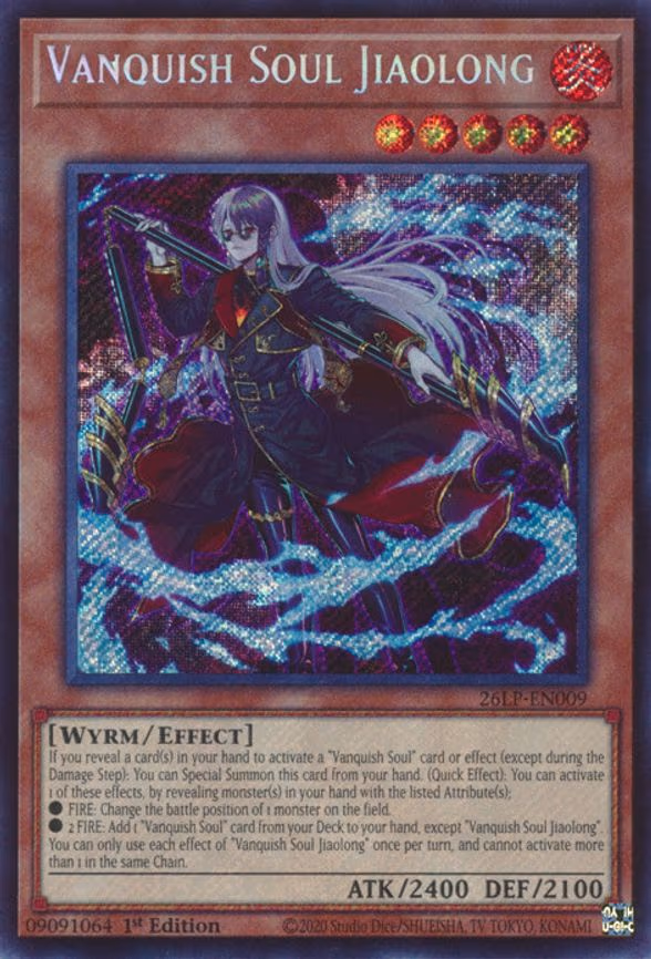 Vanquish Soul Jiaolong - Secret Rare (26LP-EN009)