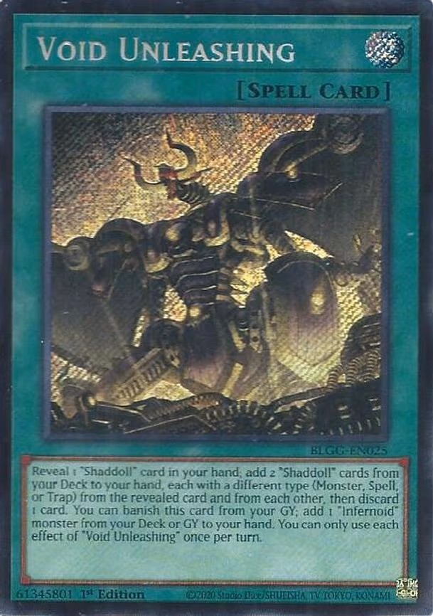 Void Unleashing - Secret Rare (BLGG-EN025)