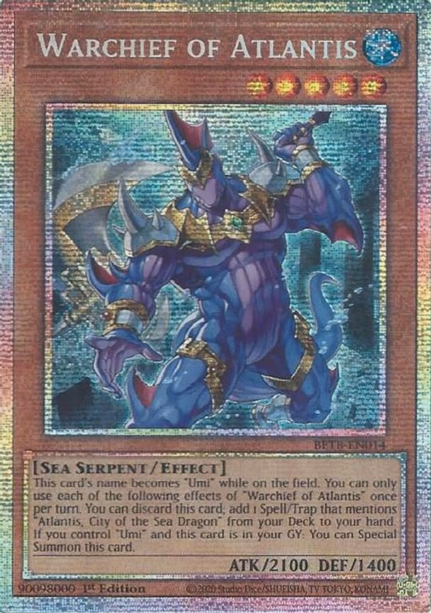 Warchief of Atlantis - Starlight Rare (BETB-EN014)