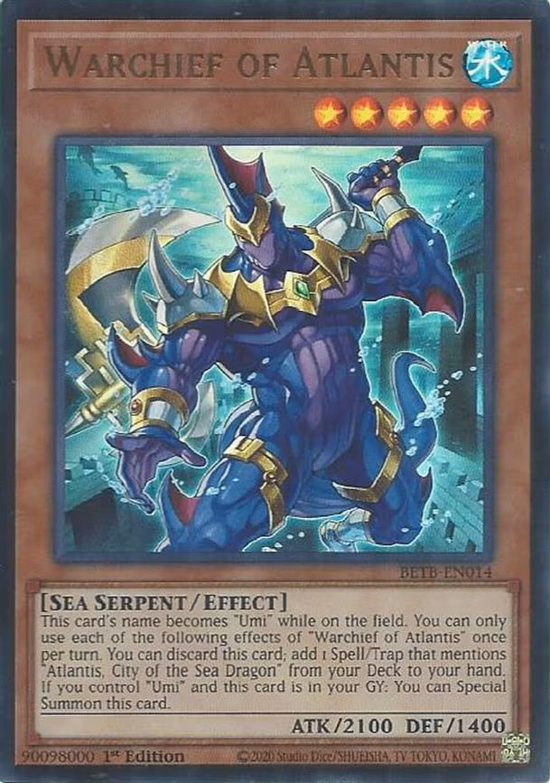 Warchief of Atlantis - Ultra Rare (BETB-EN014)