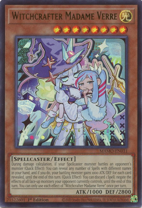Witchcrafter Madame Verre - Ultra Rare (MAMO-EN031)