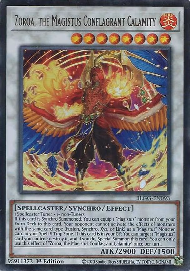 Zoroa, the Magistus Conflagrant Calamity - Ultra Rare (BLGG-EN093)